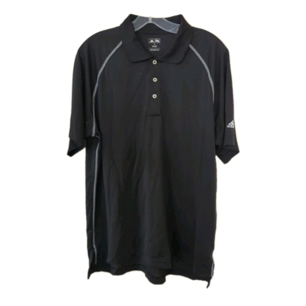 Adidas Men's Black Polo Golf Shirt Size Medium